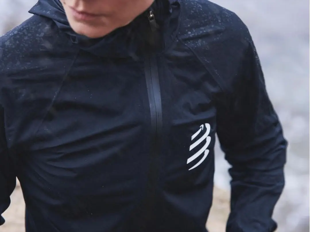 Compressport Hurricane Waterproof 10/10 Jacket - S - Zwart - afbeelding 6 van 6