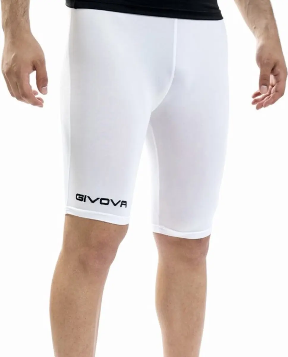 Givova Bermuda Skin Thermoshort Wit - S - afbeelding 2 van 3