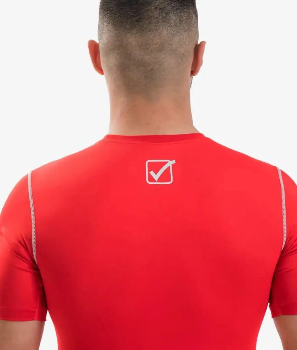 Givova Corpus 2 Heren Sport-T-shirt - Rood - L - afbeelding 3 van 5