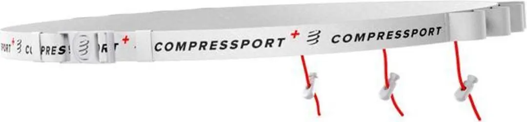Compressport Race Belt - 8 Vakken - One Size - Wit