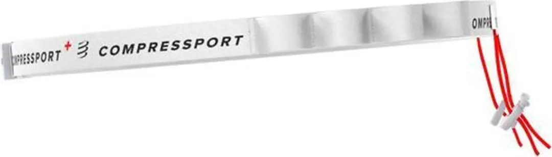 Compressport Race Belt - 8 Vakken - One Size - Wit - afbeelding 6 van 6