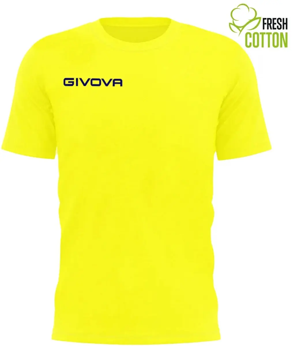 Givova Fresh T-shirt - Geel - Maat L - afbeelding 3 van 3