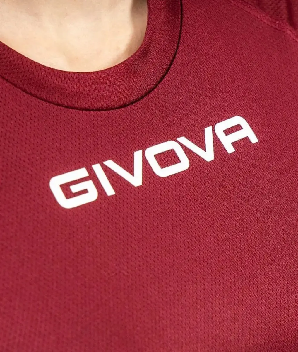 Givova One Microforata Sportshirt - L - Rood