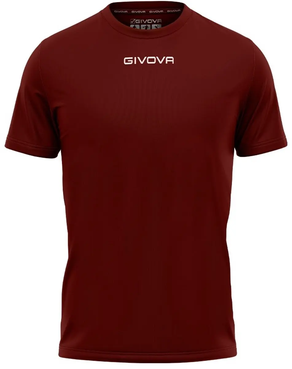 Givova One Microforata Sportshirt - L - Rood