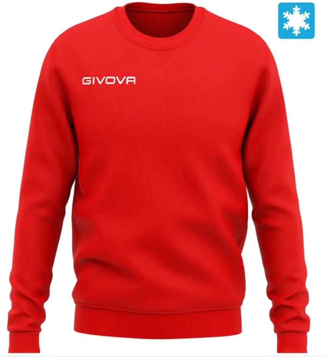Givova Felpa Sweatshirt - Rood XXL - afbeelding 3 van 3