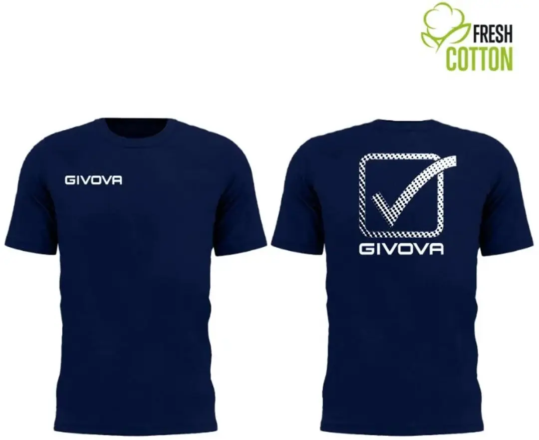 Givova Cubo T-shirt - Marineblauw M - afbeelding 5 van 5