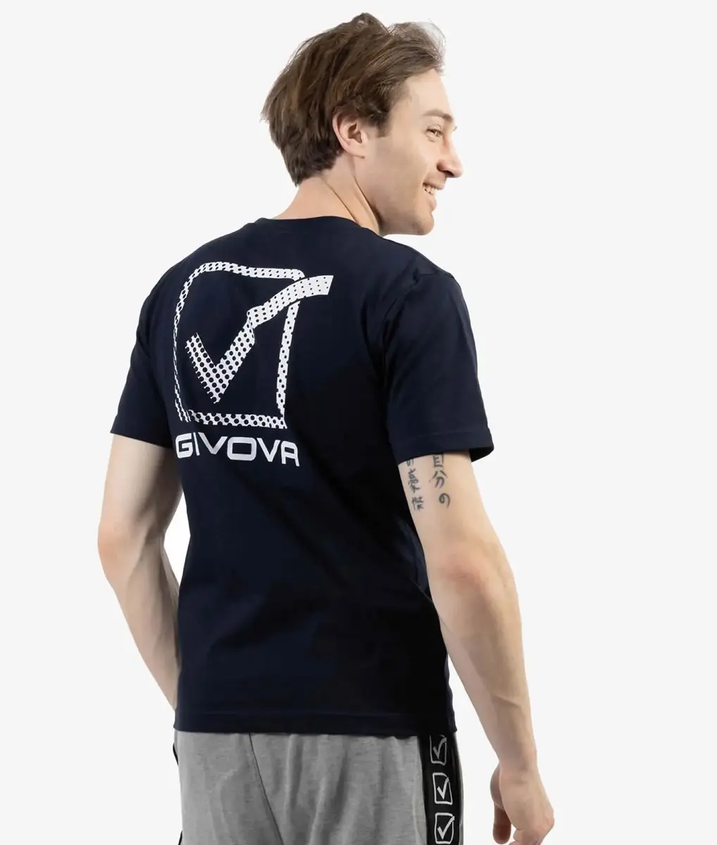 Givova Cubo T-shirt - Marineblauw XXL - afbeelding 3 van 5