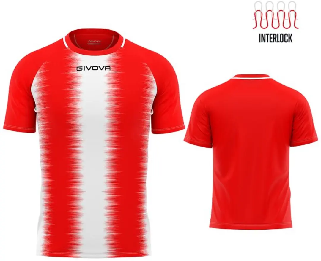 Givova Streep Sportshirt - XL - Rood