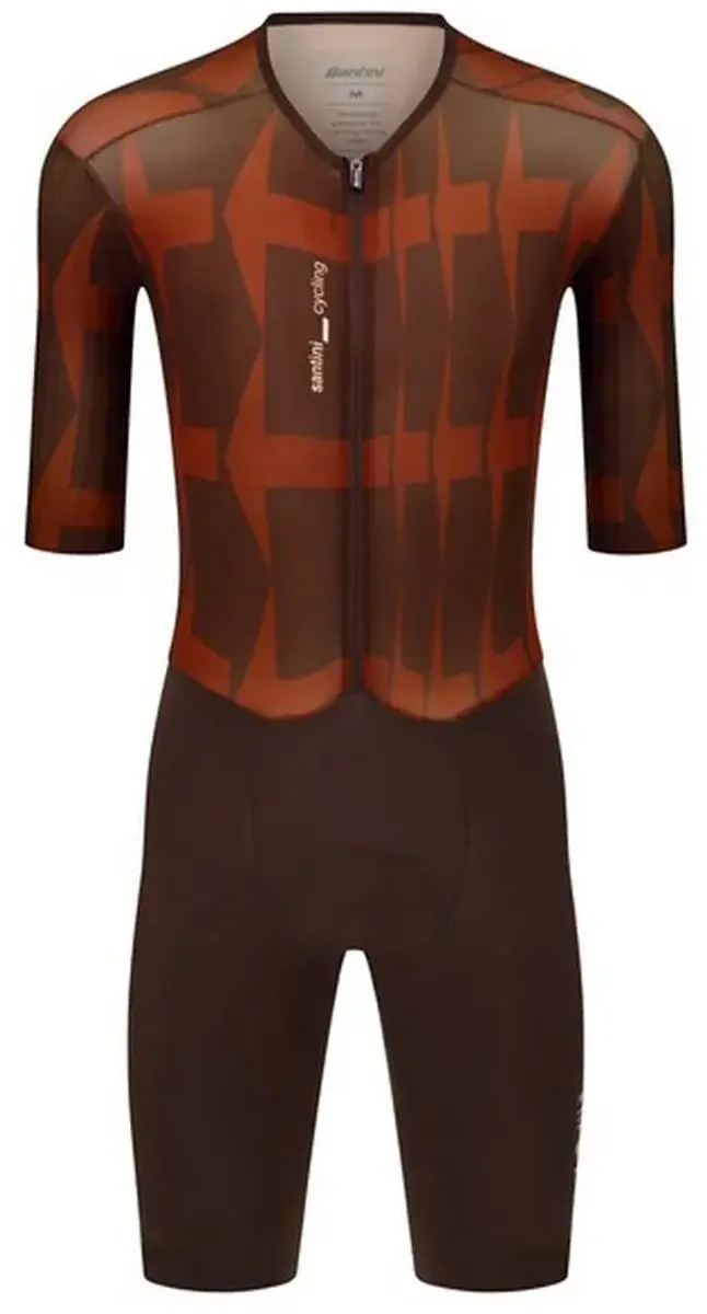Santini Mads Pedersen Momentum Series Kortärmig Racepak Bruin M Man