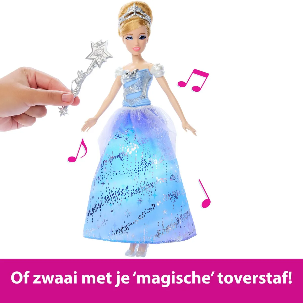Disney Prinses Assepoester Baljurk Modepop JBF94 - Lichtshow & Geluid