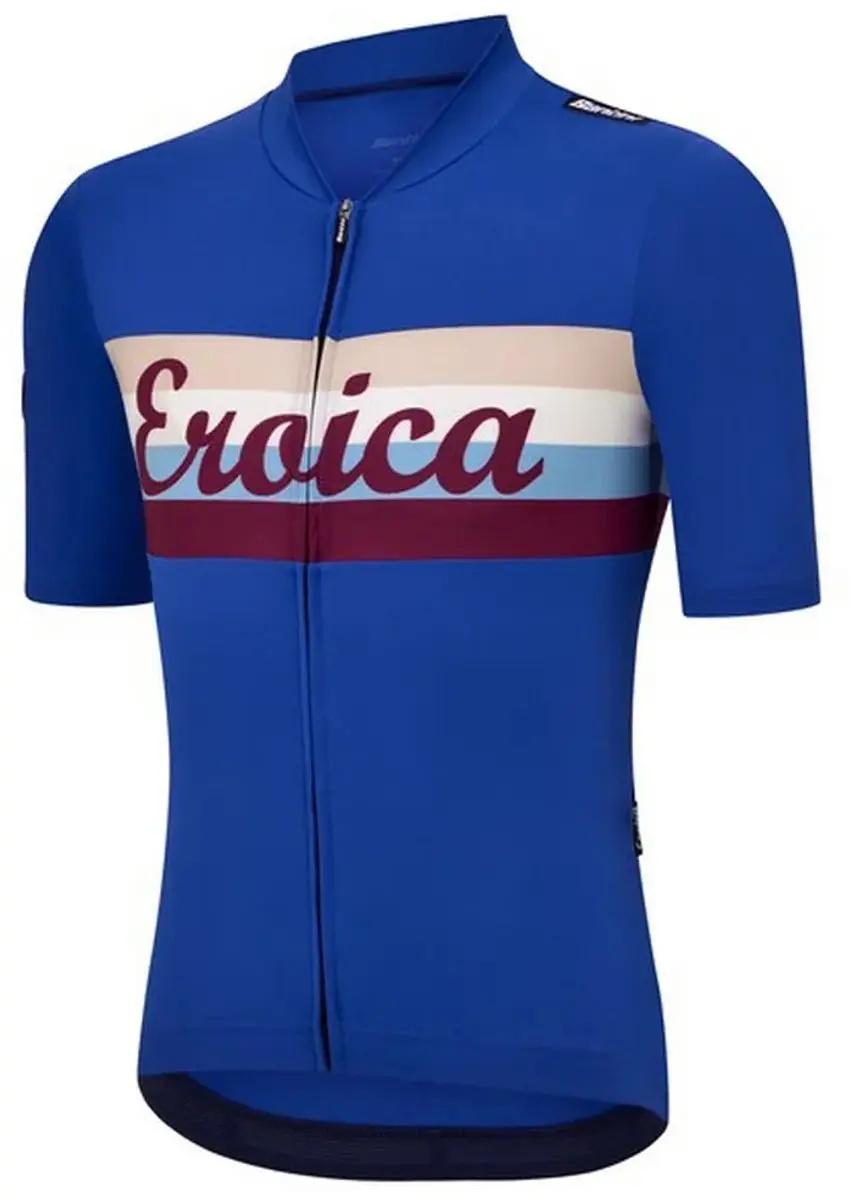 Santini Eroica Timo Wielertrui - L - Navy