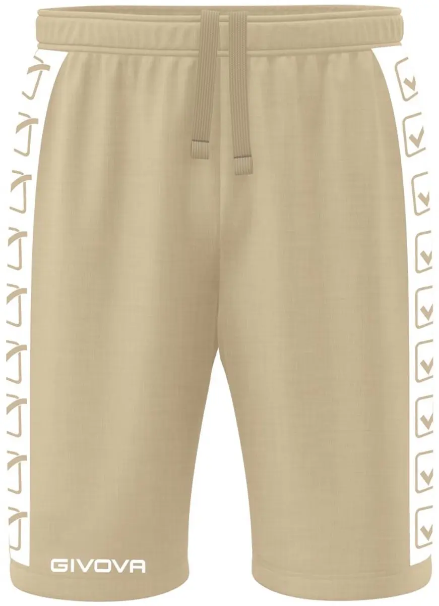 Givova Sportshort Terry Band Zandbeige