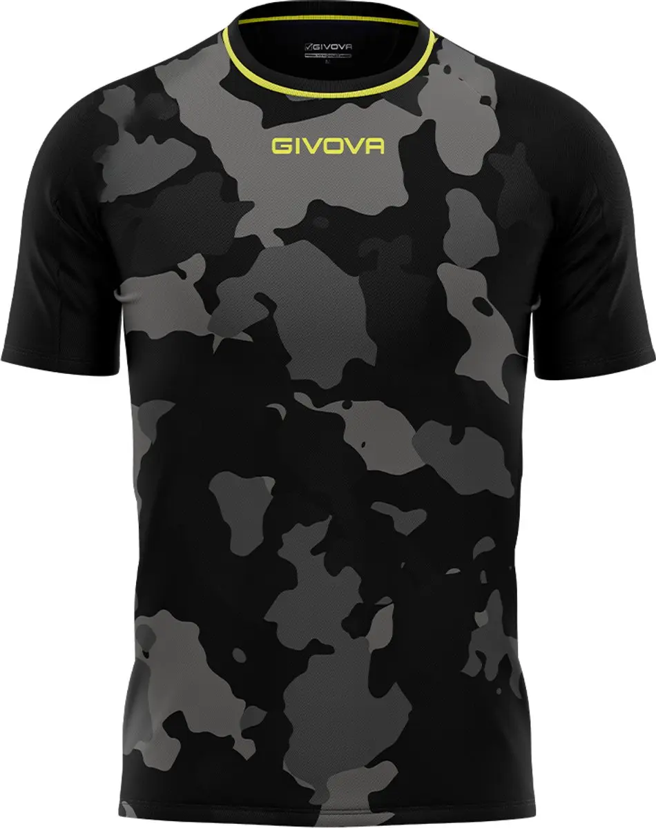Givova Heren T-shirt Army Azzurro-turchese
