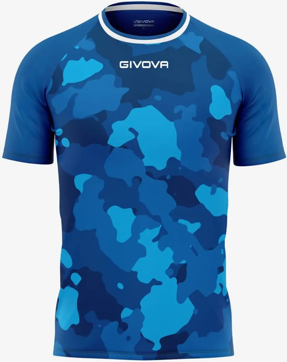 Givova Heren T-shirt Army Azzurro-turchese - XL