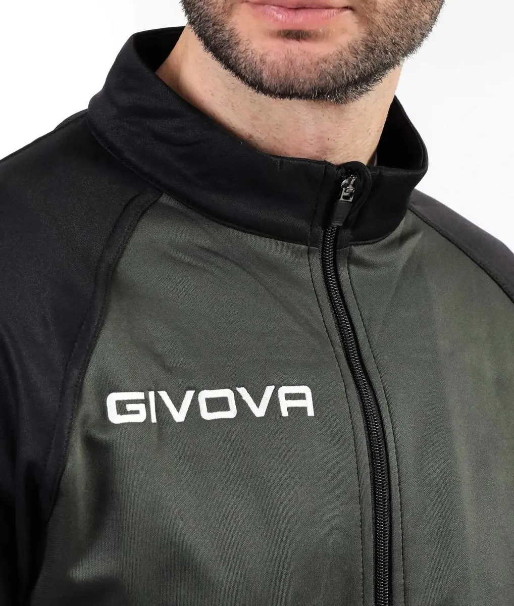 Givova Cuba Trainingspak L - Military Green/Black