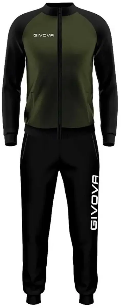 Givova Cuba Trainingspak L - Military Green/Black - afbeelding 6 van 6