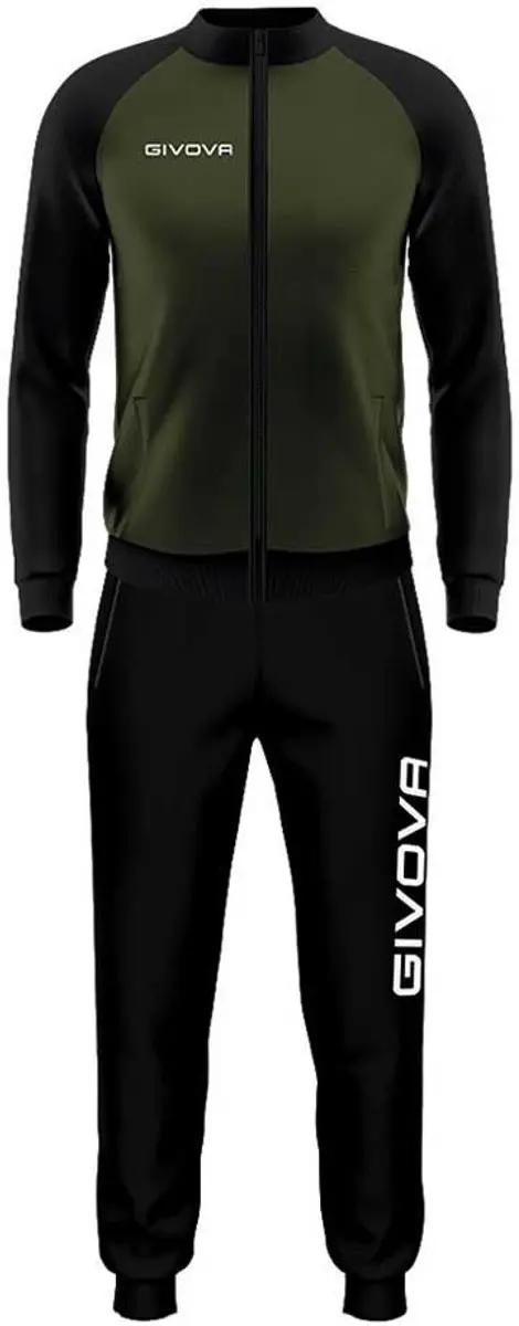 Givova Cuba Trainingspak L - Military Green/Black