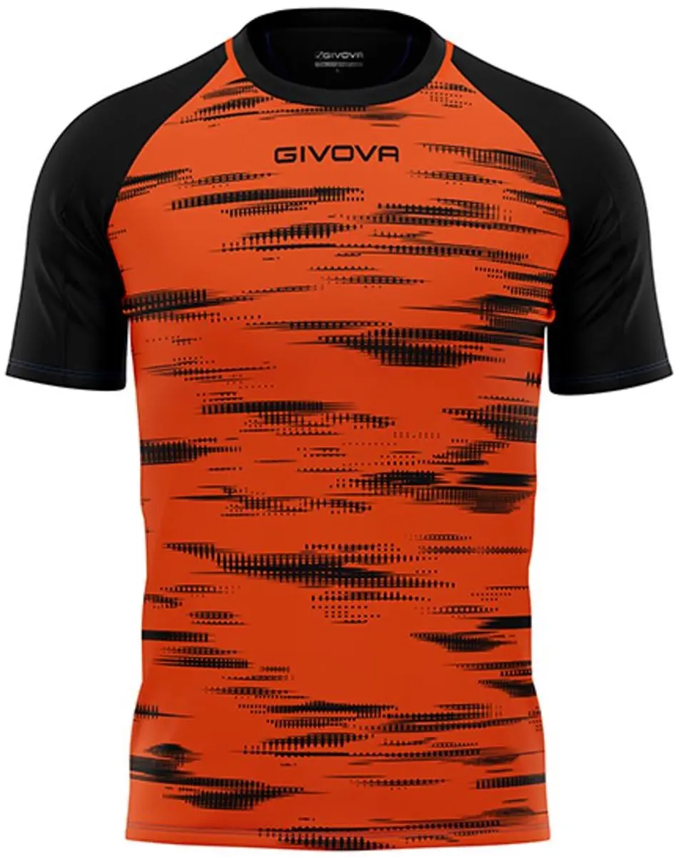 Givova Pixel Sportshirt - Oranje - XXS