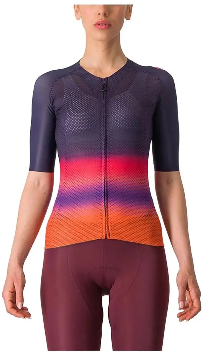 Castelli Climber´s 4.0 Korte Mouw Wielertrui Oranje M Vrouw