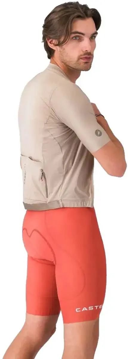 Castelli Espresso 2 Fietsbroek XL - Rood Paprika