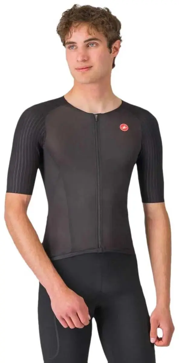 Castelli Free Speed 3 Race Triatlonshirt Met Korte Mouwen Zwart S Man