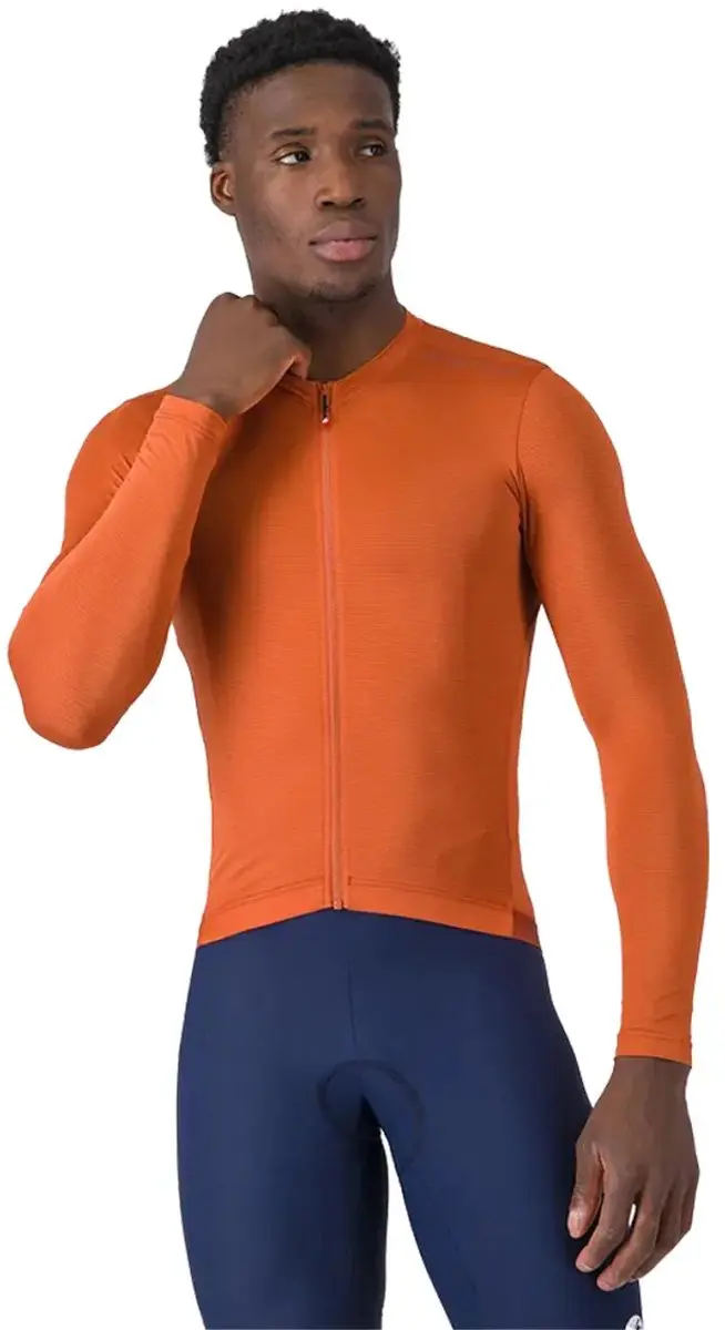 Castelli Espresso 2 Trui Met Lange Mouwen Oranje S Man