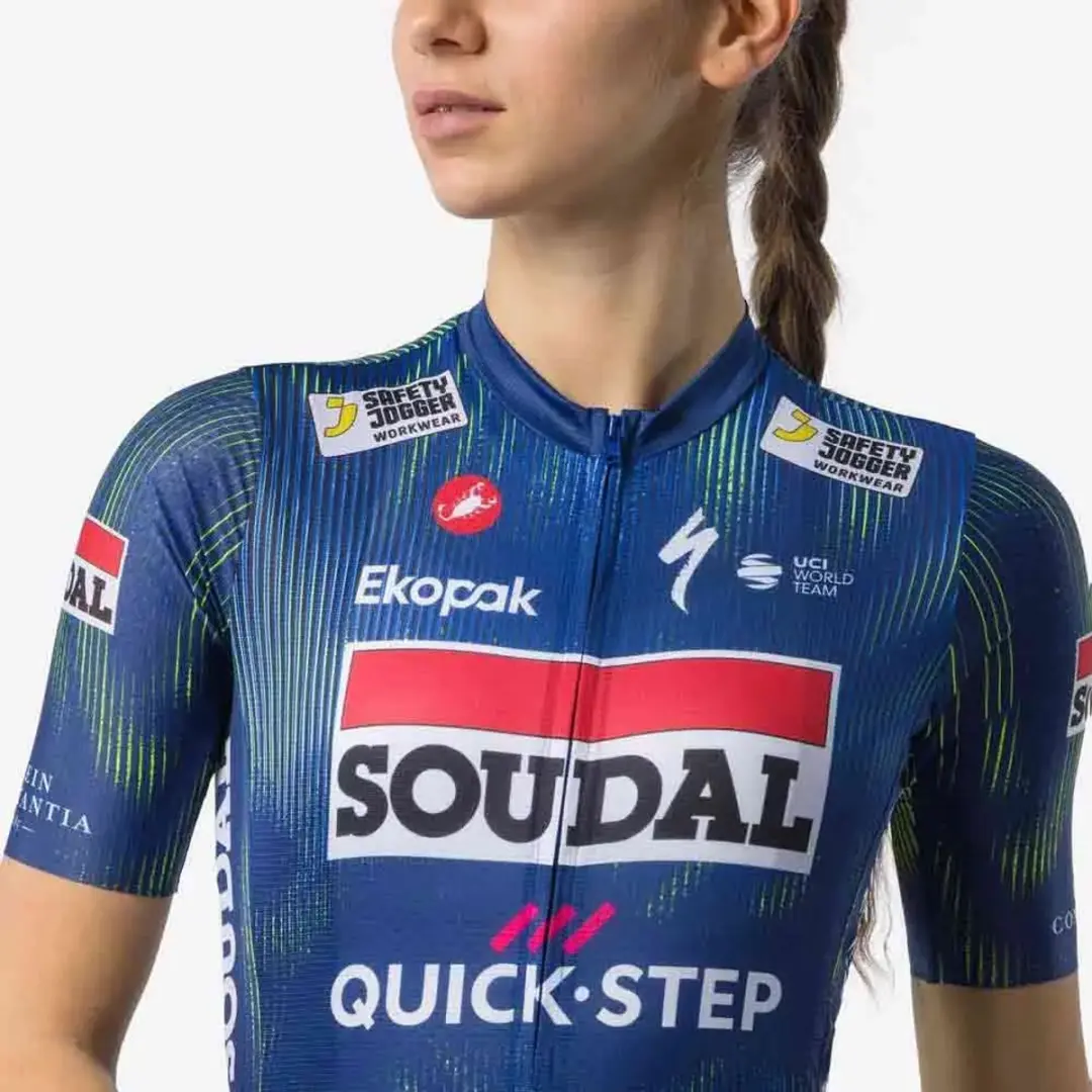Castelli Competizione 4 Soudal Quick-Step Wielertrui - Blauw S