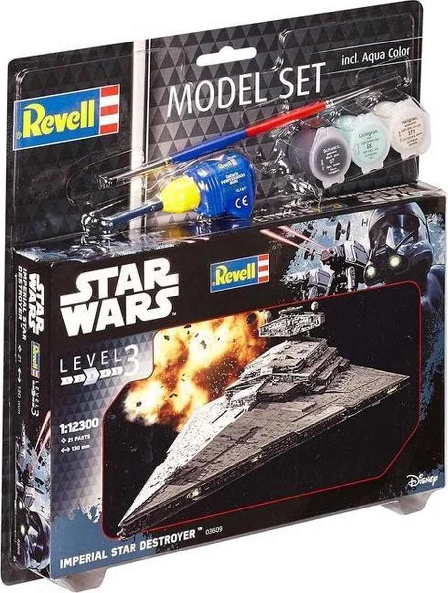 Revell 63609 Star Wars Imperial Star Destroyer Modelbouwpakket 1:12300 - Multi
