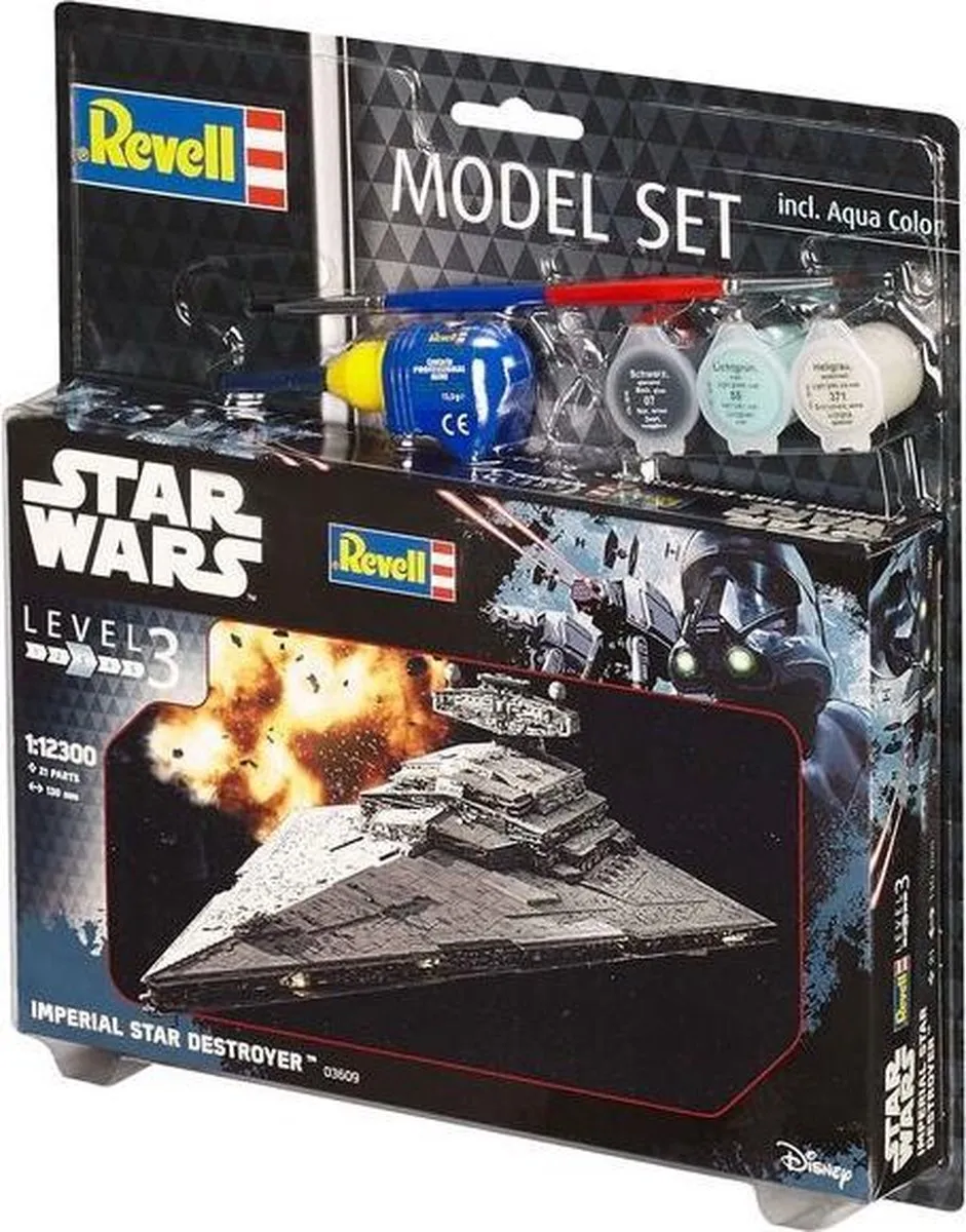 Revell 63609 Star Wars Imperial Star Destroyer Modelbouwpakket 1:12300 - Multi