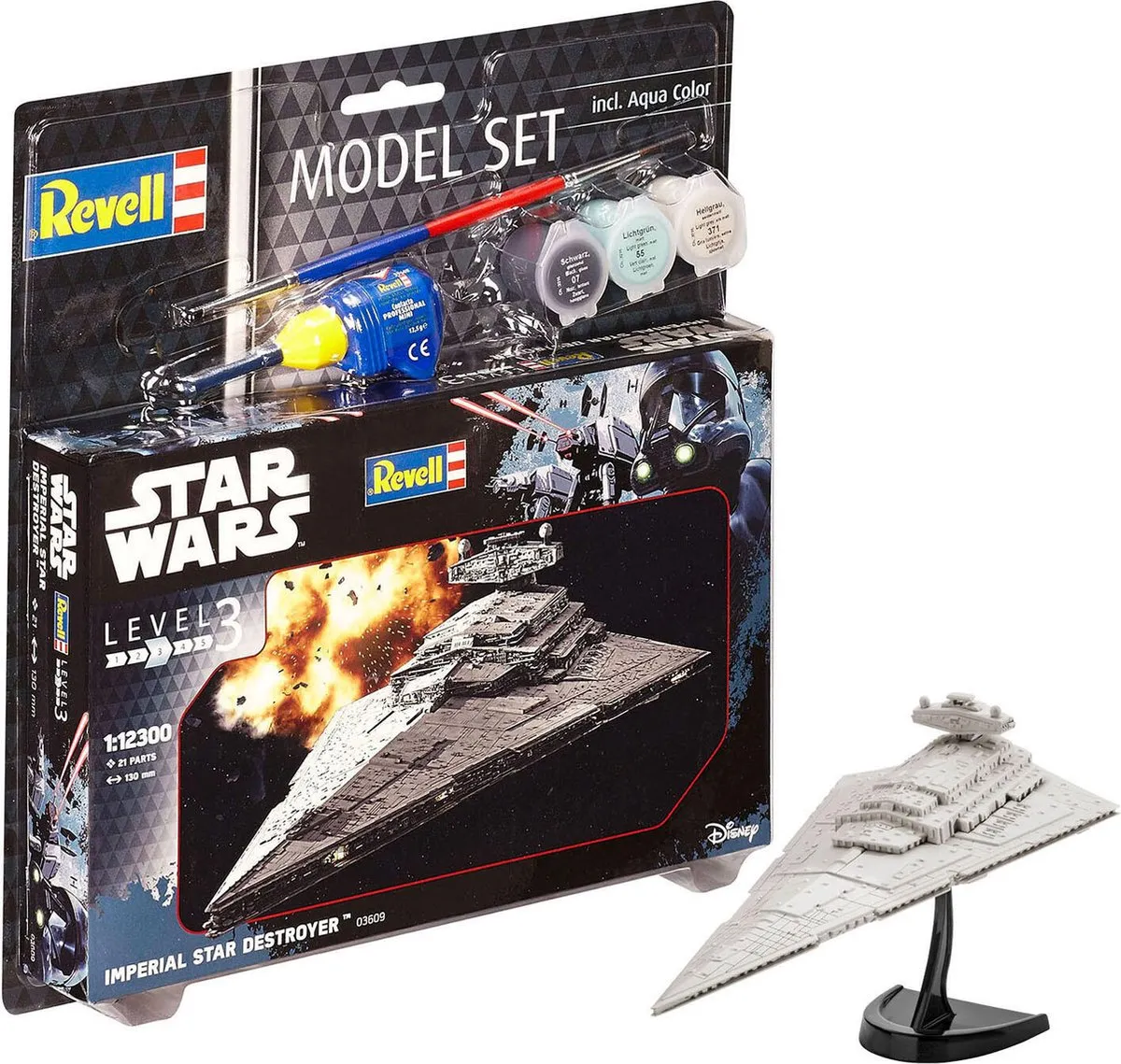 Revell 63609 Star Wars Imperial Star Destroyer Modelbouwpakket 1:12300