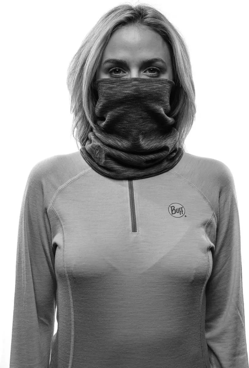 Buff Heavyweight Merino Nekwarmer - One Size - Grijs