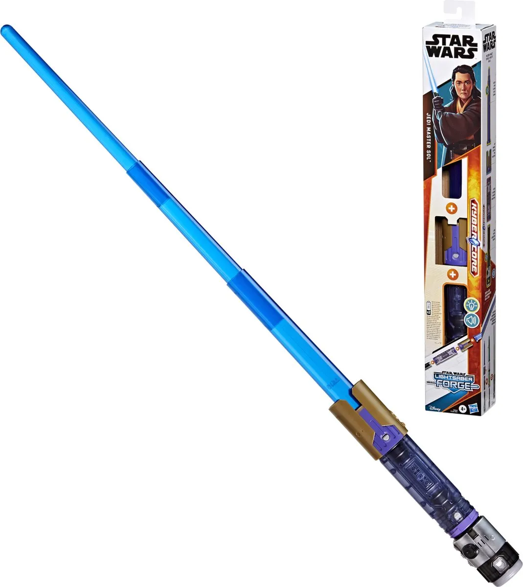 Star Wars Kyber Core Lightsaber - Multikleur - 4 Stuks