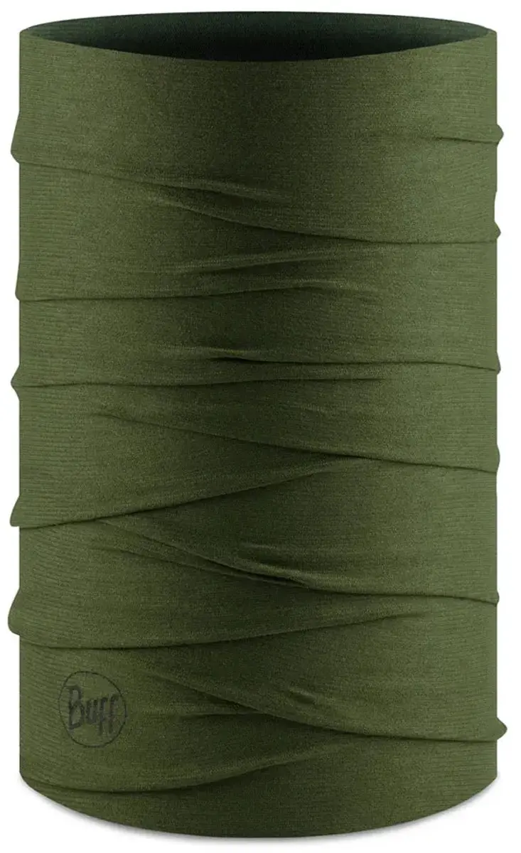 Buff Coolnet UV Nekwarmer Solid Khaki