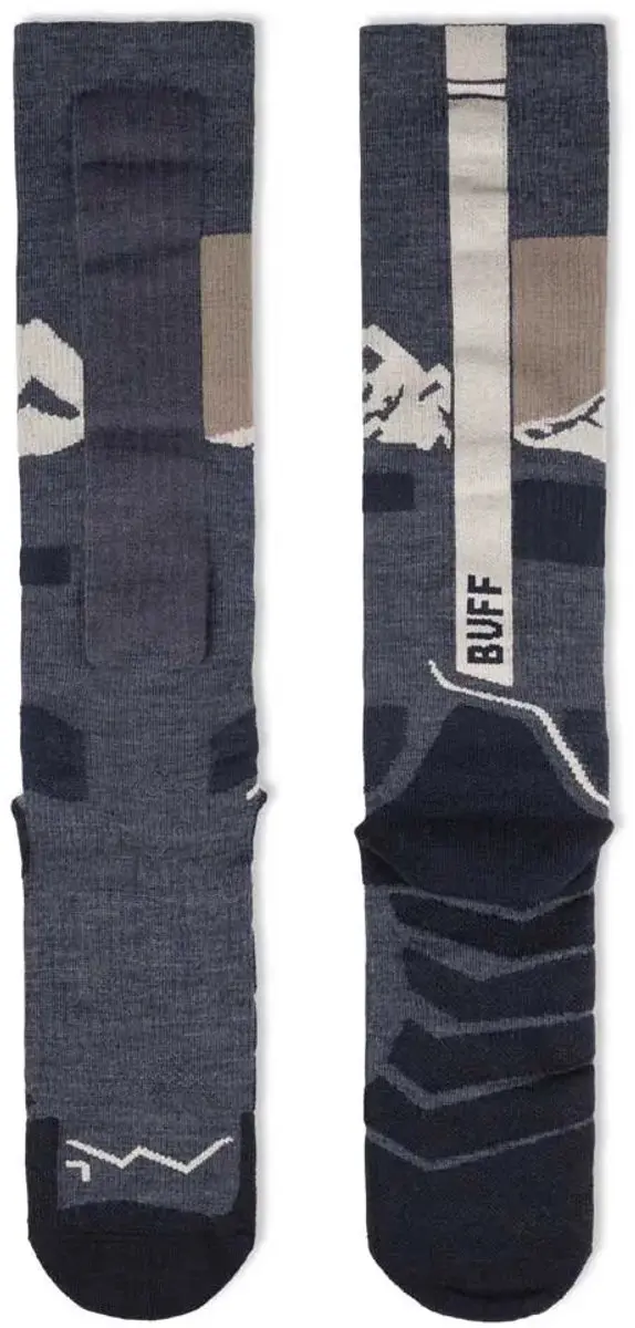 Buff Merino Lange Sokken - Blauw - EU 36-38 - afbeelding 3 van 6