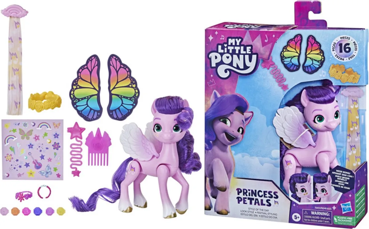 My Little Pony Style Of The Day Petals Speelfiguur F6452 - Princess Petals