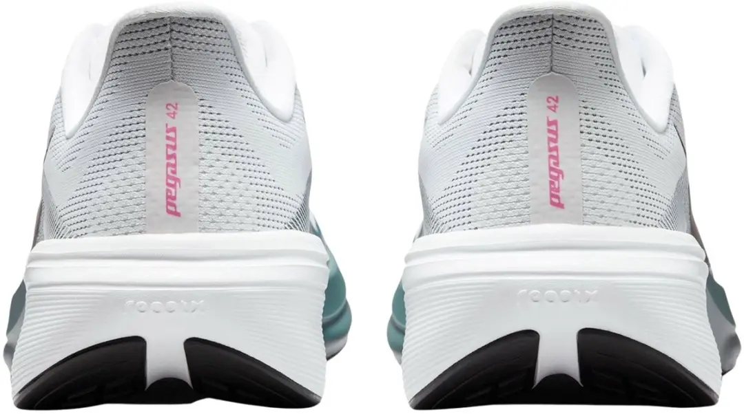 Nike Air Zoom Pegasus 42 Heren - Hardloopschoenen 42.5 - Wit/Grijs/Zwart