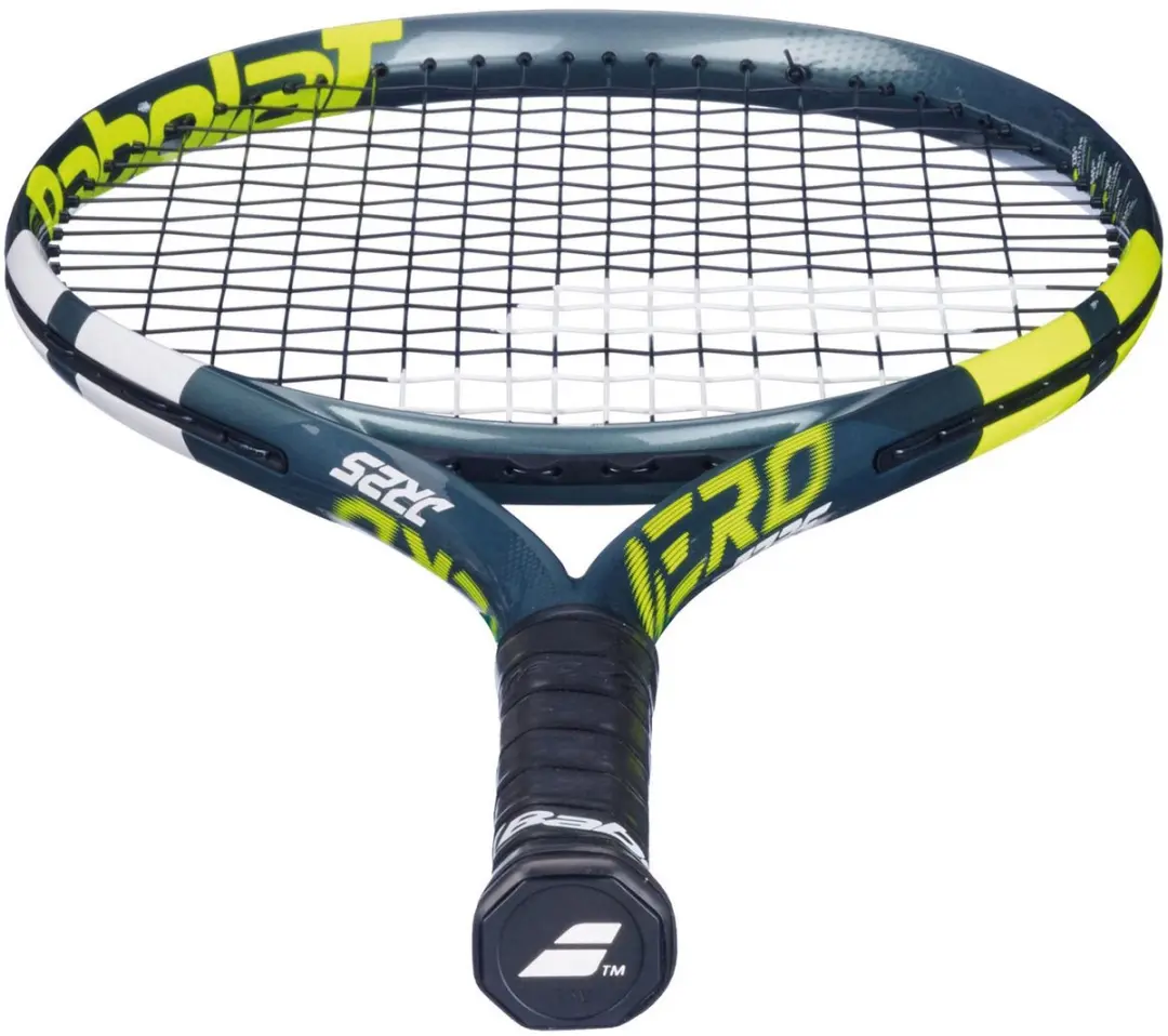 Babolat Aero Junior 25" Tennisracket - Grijs/Geel/Wit