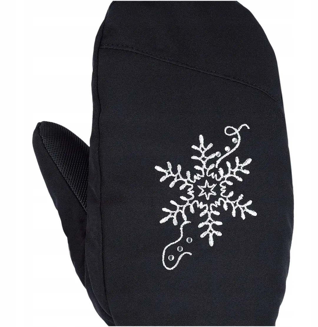 Viking Aliana Mitten Dames Skihandschoenen 8 - Zwart