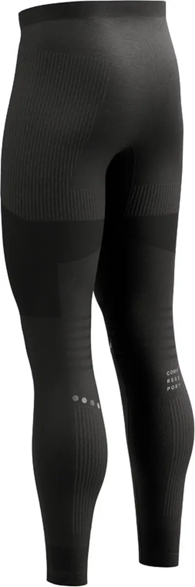 Compressport Winter Running Legging Heren - L - Zwart