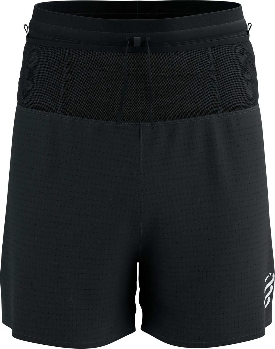 Compressport Trail Racing Overshort M Trainingsbroek - S - Zwart