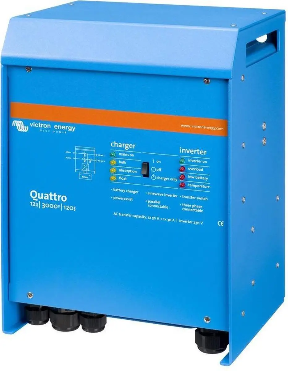 Victron Quattro 48/10000/140-100/100 Combinatie - 1 Stuk