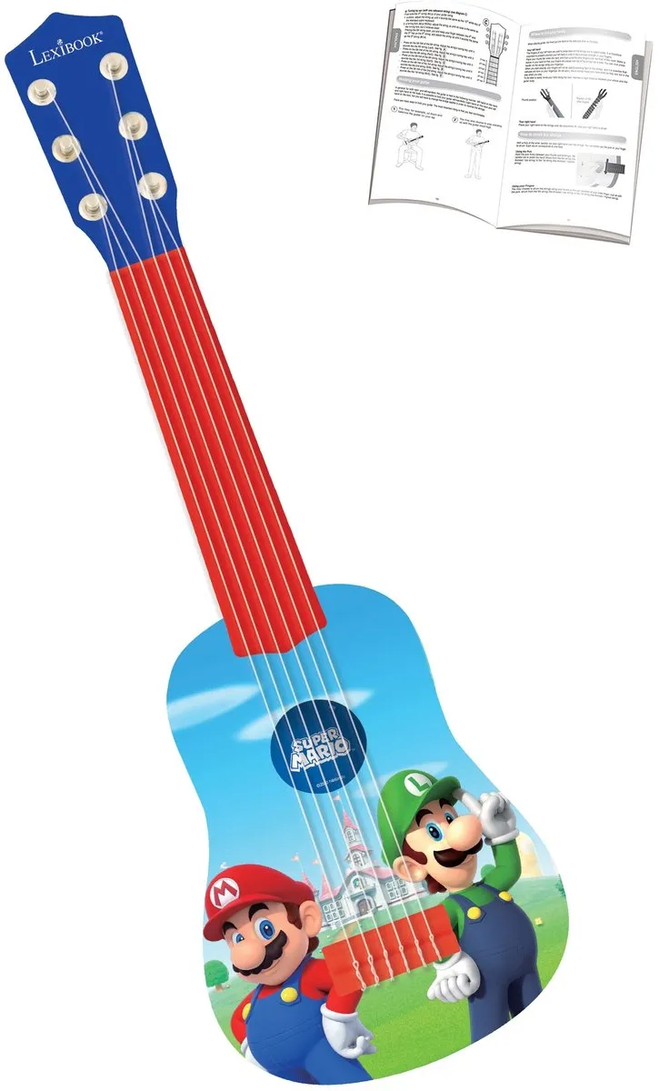 Nintendo Super Mario Gitaar - Blauw - afbeelding 6 van 6