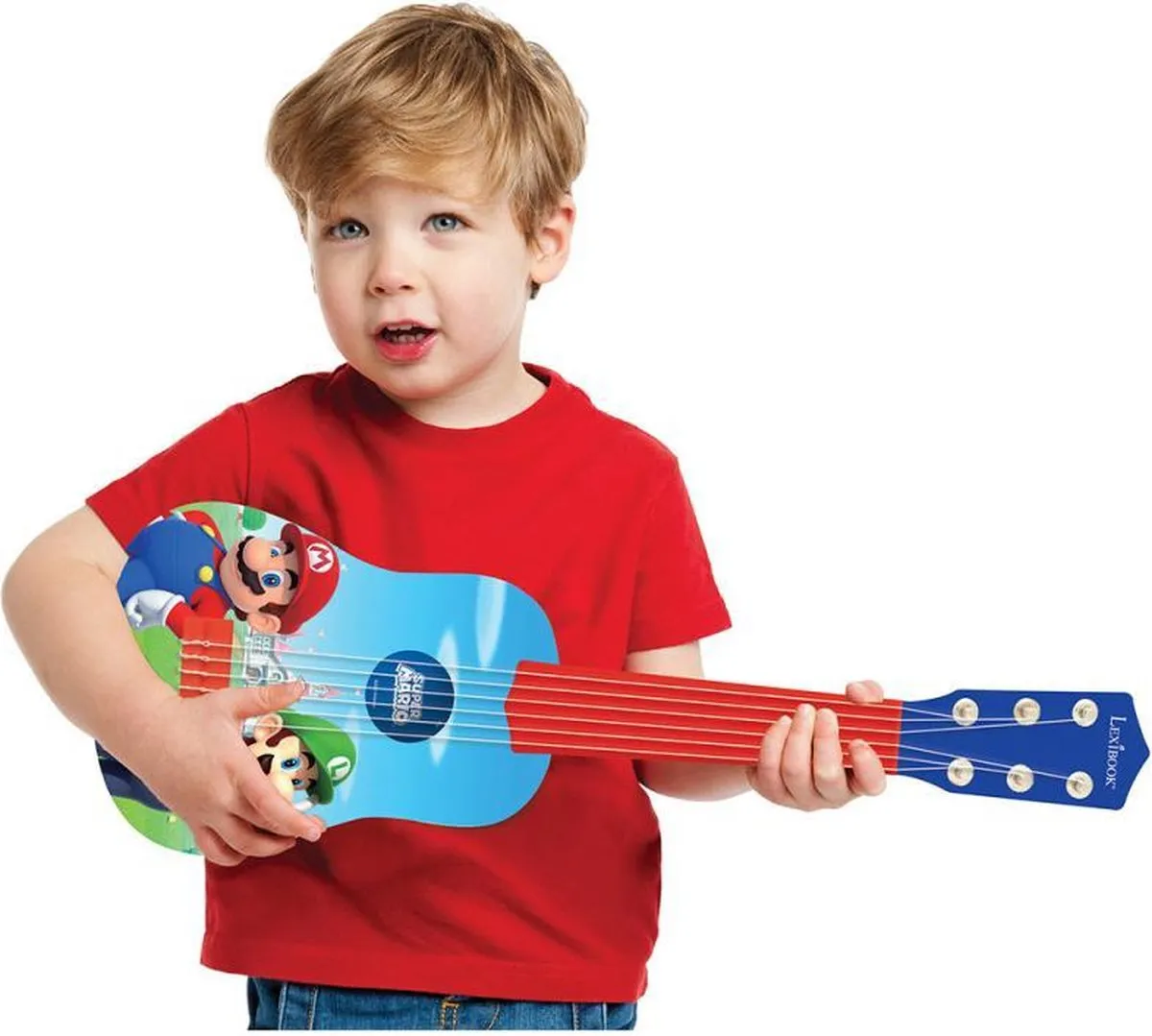 Nintendo Super Mario Gitaar - Blauw