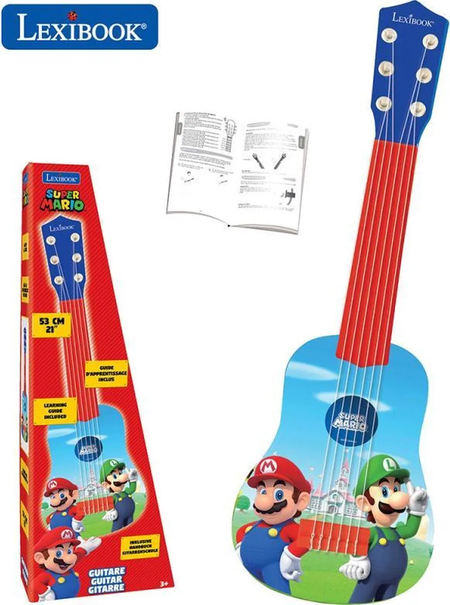 Nintendo Super Mario Gitaar - Blauw