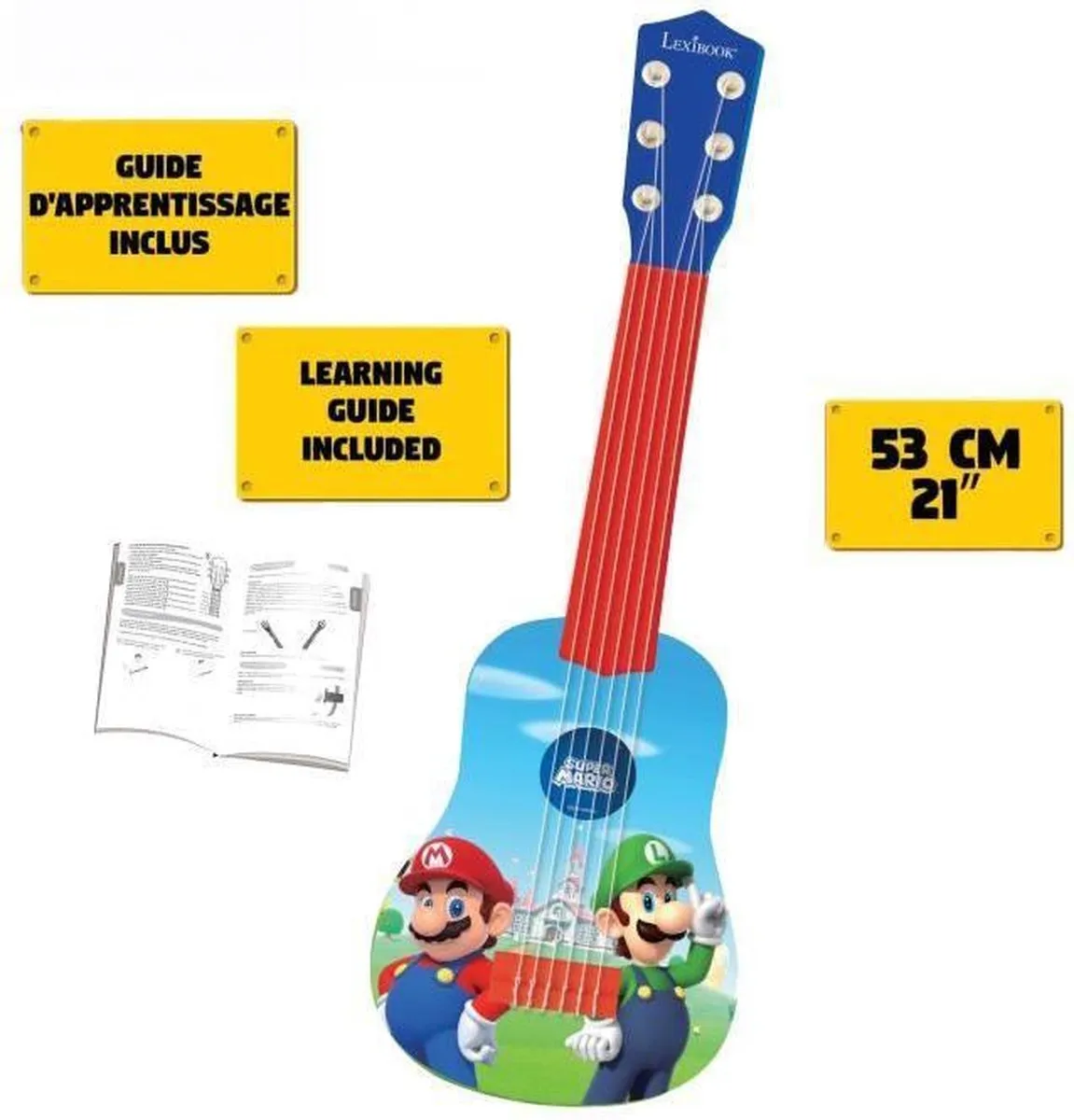 Nintendo Super Mario Gitaar - Blauw