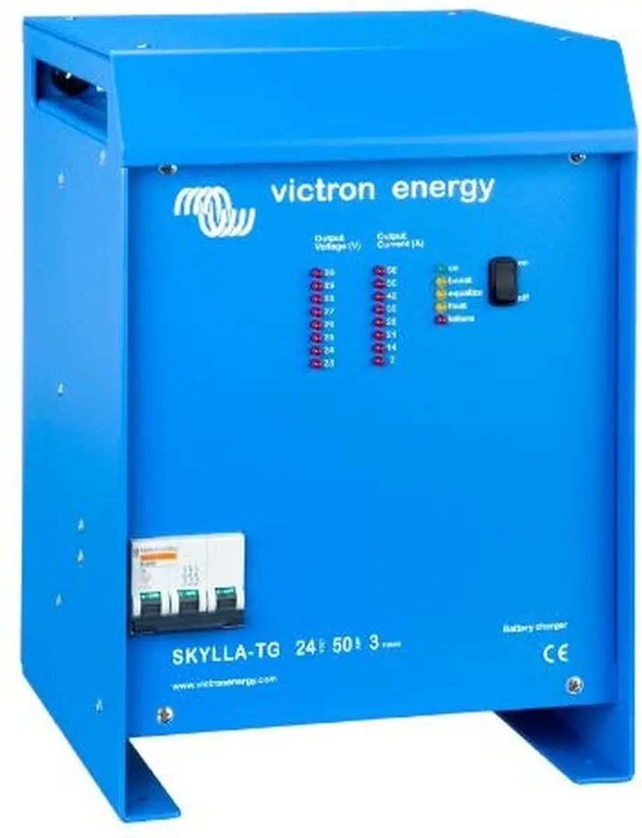 Victron Skylla-TG 24/50 (1+1) 3-Fase Laadapparaat - Blauw