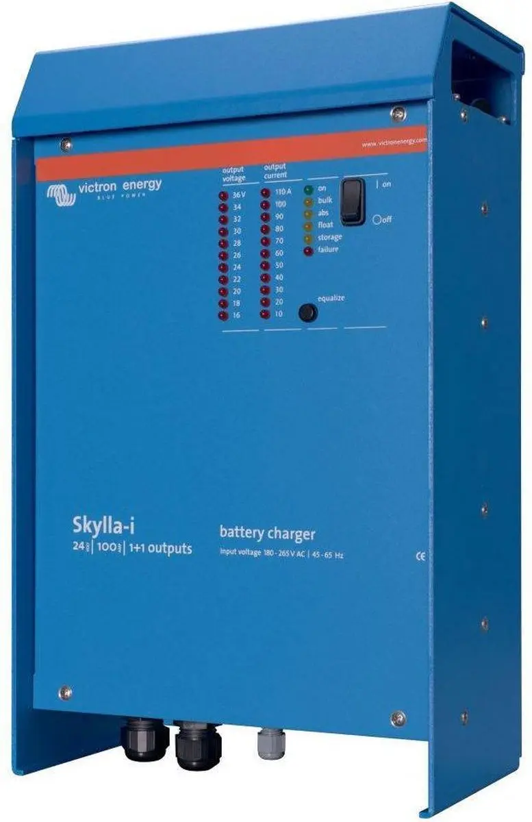 Victron Skylla-i 24/100 (1+1) Laadapparaat - Blauw