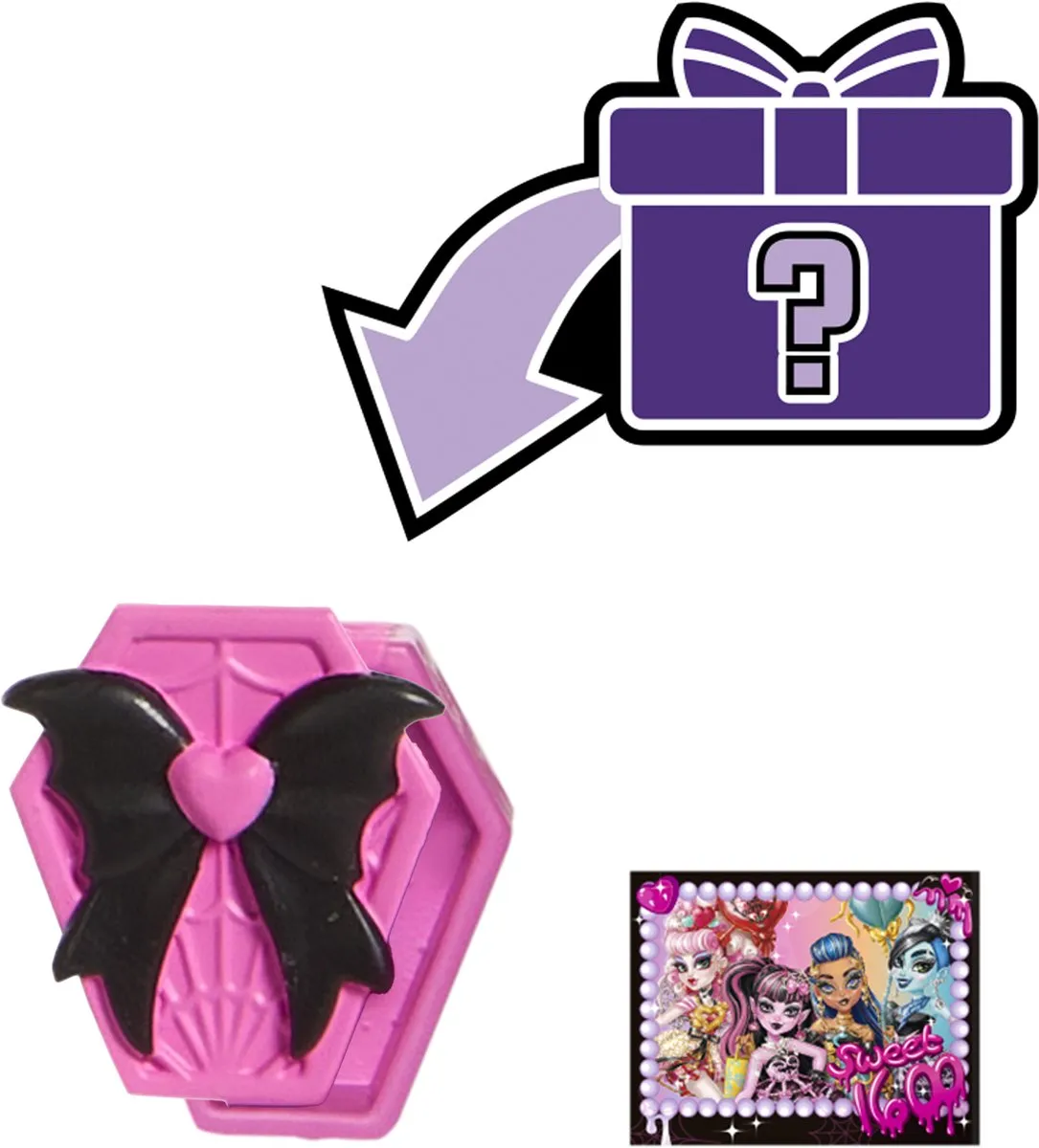 Mattel Monster High Draculaura Pop - JBG74 - Multicolor