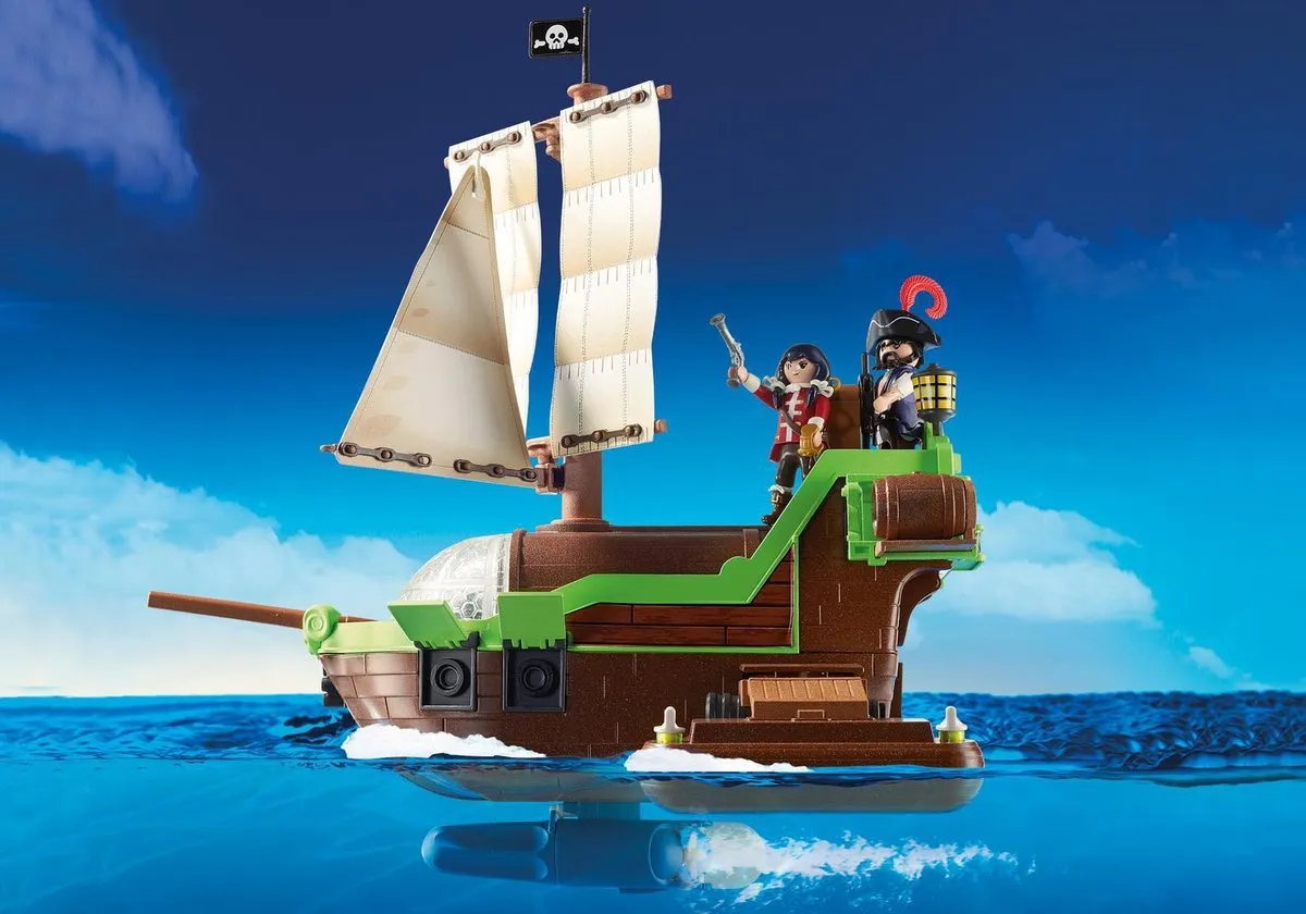 Playmobil Galjoen Kameleon 9000 - Bruin - afbeelding 4 van 6