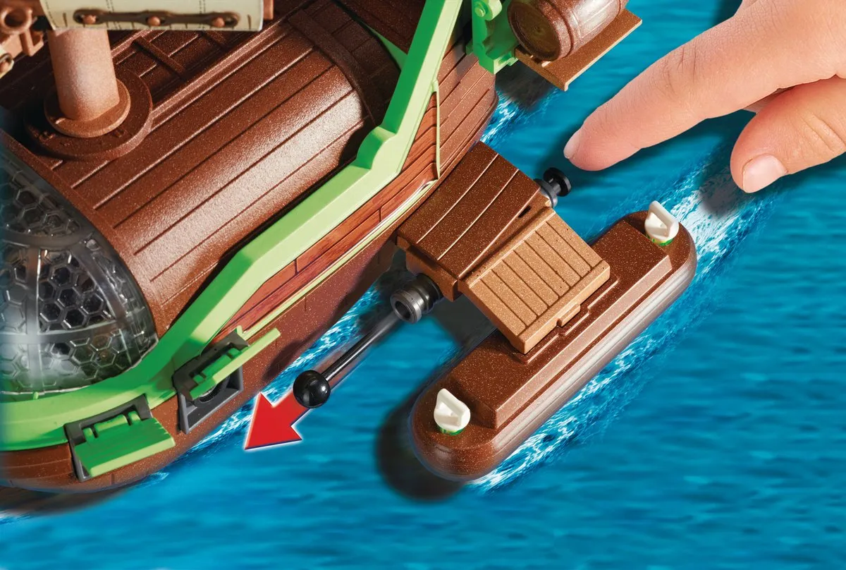 Playmobil Galjoen Kameleon 9000 - Bruin - afbeelding 3 van 6